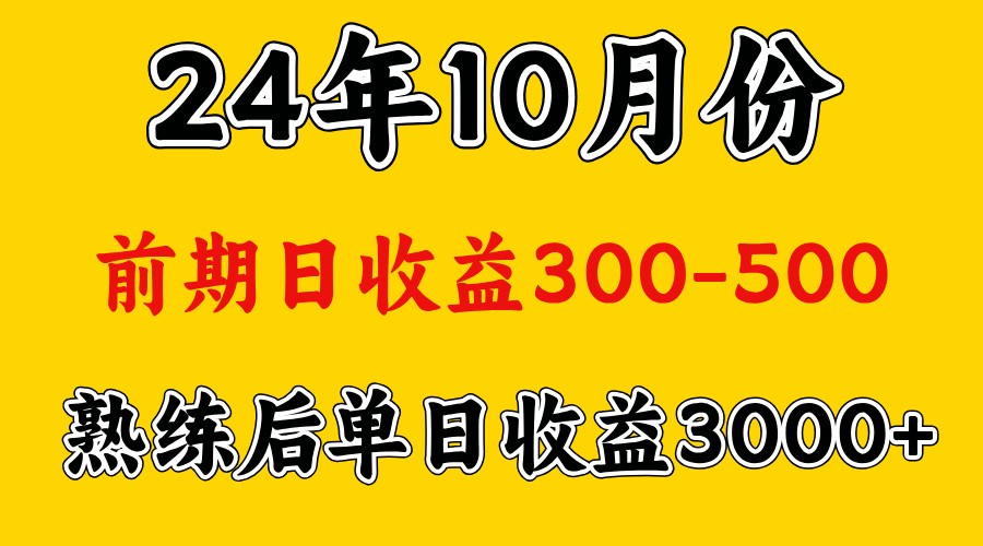 高手是怎么赚钱的.前期日收益500+熟练后日收益3000左右-网创之道