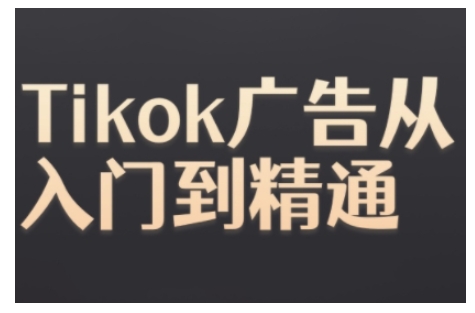 Tiktok Ads实操教程，Tiktok广告从入门到精通-网创之道