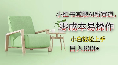 小红书减肥AI新赛道，零成本易操作，日入多张，小白轻松上手-网创之道