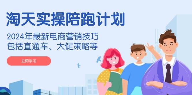 淘天实操陪跑计划，2024年最新电商营销技巧，包括直通车、大促策略等-网创之道