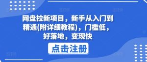 网盘拉新项目,新手从入门到精通(附详细教程),门槛低,好落地,变现快-网创之道
