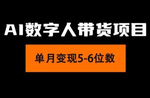 （11751期）2024年Ai数字人带货，小白就可以轻松上手，真正实现月入过万的项目-网创之道