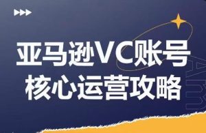 亚马逊VC账号核心玩法解析，实战经验拆解产品模块运营技巧，提升店铺GMV，有效提升运营利润-网创之道