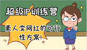 超级IP训练营-IP大课,素人变网红的可行性方案!(61节)-网创之道