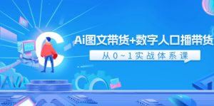 Ai图文带货+数字人口播带货，从0-1实战体系课（43节）-网创之道
