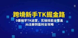 跨境新手TK掘金路:0基础学TK运营,实操技能全覆盖,从注册到盈利全攻略-网创之道
