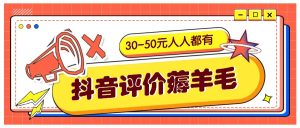 抖音评价薅羊毛,30-50元,邀请一个20元,人人都有!【附入口】-网创之道