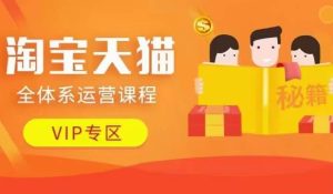淘宝天猫全体系运营课程【9月24更新】，店铺全系运营、动销玩法、擦边球玩法等等-网创之道