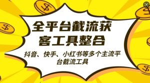 全平台截流获客工县整合全自动引流,日引2000+精准客户-网创之道