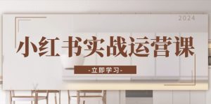 小红书实战运营课:从开通店铺到直播话术,打造爆款笔记与高效直播-网创之道