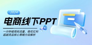 电商线下PPT:一分钟破局抢流量,稳吃红利,超越竞品核心策略分段解析-网创之道