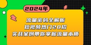 流量密码全解析:短视频热门20招,实战案例带你掌握流量本质-网创之道