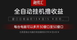 全自动观影看广告撸收益项目(日收益300+)-网创之道