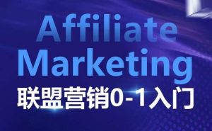 Affiliate Marketing联盟营销0-1入门,联盟营销基本逻辑 联盟平台逻辑及联盟客逻辑全面详解-网创之道