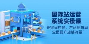 国际站运营系统实操课:关键词构建,产品线布局,全面提升店铺流量-网创之道