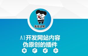 AI开发网站内容伪原创的插件,从零开始手把手教学-网创之道