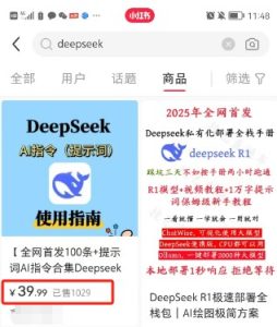 利用热门DeepSeek赚钱项目,多种变现方式小白也能盲赚3W+,就是用这个方法-网创之道
